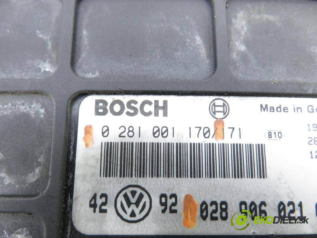 VW GOLF III (1H1) HB 1994 66,00 1.9 TDI 90 - 1Z 1896,00 Riadiaca jednotka Motor 028906021C ; 0281001170