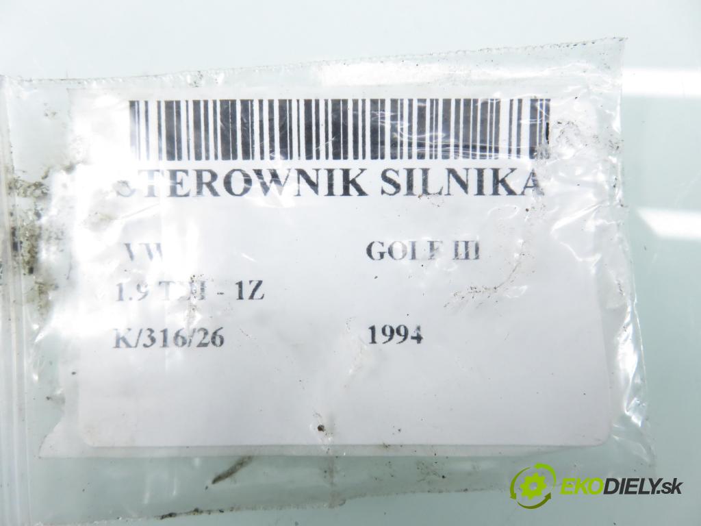 VW GOLF III (1H1) HB 1994 66,00 1.9 TDI 90 - 1Z 1896,00 Riadiaca jednotka Motor 028906021C ; 0281001170