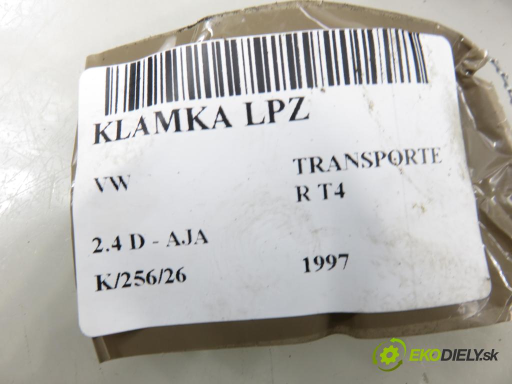 VW TRANSPORTER IV Skrzynia (70XA) FURGON 1997 55,00 2.4 D - AJA 2370,00 Kľučka LPZ 701837209