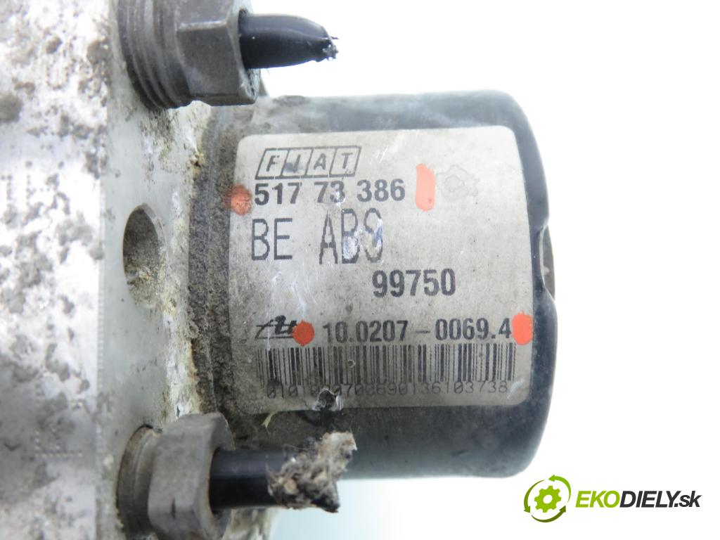 FIAT DOBLO nadwozie wielkoprzestrzenne (MPV) (119_, 223_) KOMBIVAN 2006 55,00 1.3 JTD - 199 A2.000 1248,00 Pumpa ABS 51773386 ; 10020700694 ; 10097016023 (Pumpa ABS)