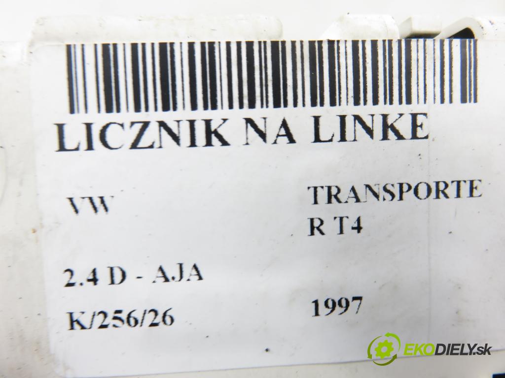 VW TRANSPORTER IV Skrzynia (70XA) FURGON 1997 55,00 2.4 D - AJA 2370,00 prístrojovka elektrický 7D0919850H