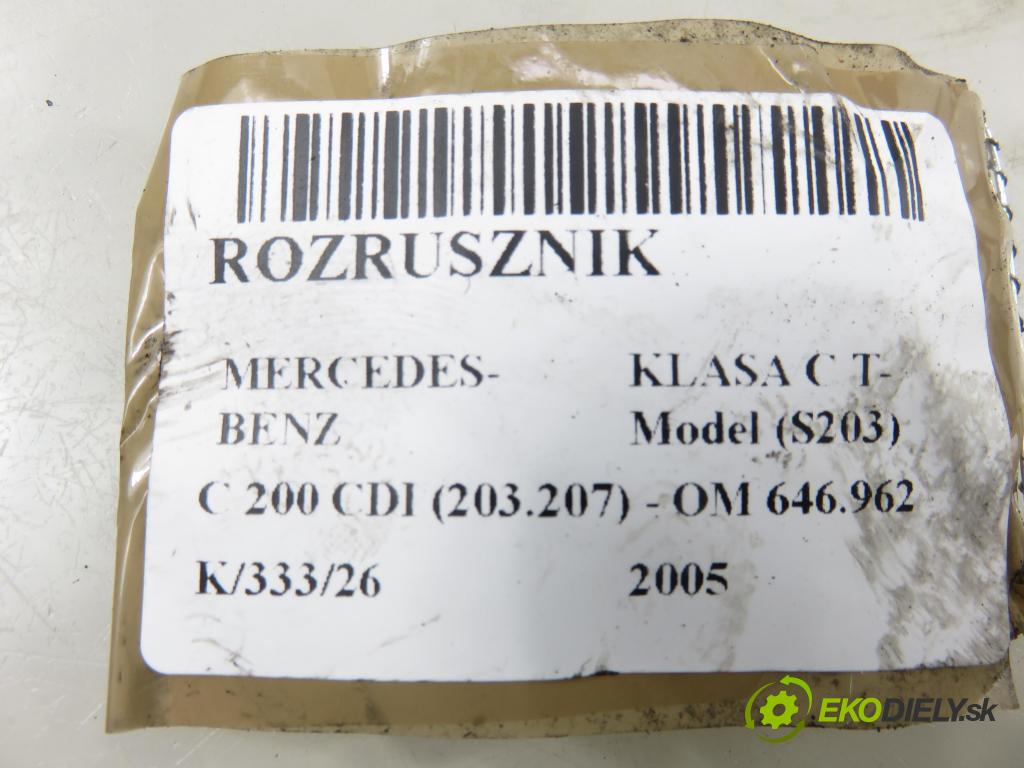 MERCEDES-BENZ KLASA C T-Model (S203) KOMBI 2005 90,00 C 200 CDI (203.207) 122 - OM 646.962 2148,00 Štartér 0051511301 (Štartér)