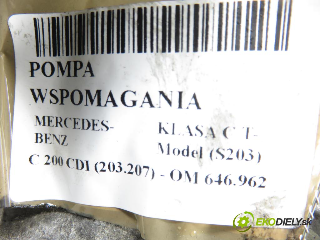 MERCEDES-BENZ KLASA C T-Model (S203) KOMBI 2005 90,00 C 200 CDI (203.207) 122 - OM 646.962 2148,00 pumpa servočerpadlo A6112300115 (Servočerpadlo)