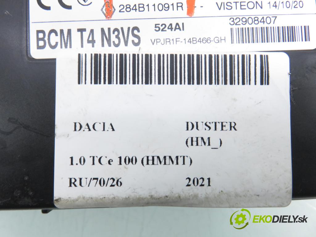 DACIA DUSTER (HM_) SUV 2021 74,00 1.0 TCe 100 (HMMT) 999,00 MODUL BCM 284B11091R ; 2675974 ; 2320679