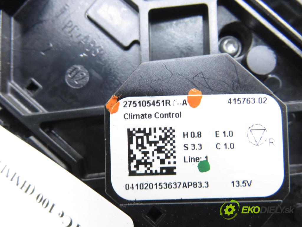 DACIA DUSTER (HM_) SUV 2021 74,00 1.0 TCe 100 (HMMT) 999,00 Panel kúrenia KLIMATRONIK 275105451R