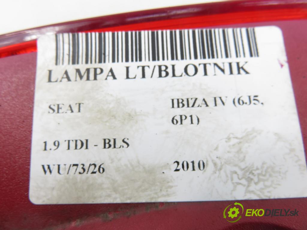 SEAT IBIZA IV (6J5, 6P1) HB 2010 77,00 1.9 TDI - BLS 1896,00 Svetlo ľavé zadné 6J4945095A