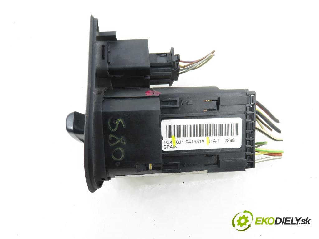 SEAT IBIZA IV (6J5, 6P1) HB 2010 77,00 1.9 TDI - BLS 1896,00 prepínač svetlá 6J1941531A