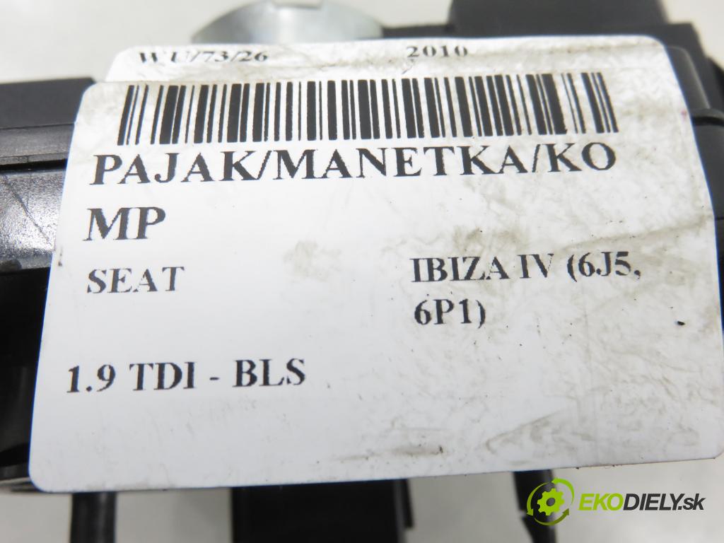 SEAT IBIZA IV (6J5, 6P1) HB 2010 77,00 1.9 TDI - BLS 1896,00 páčka/prepínač 280689