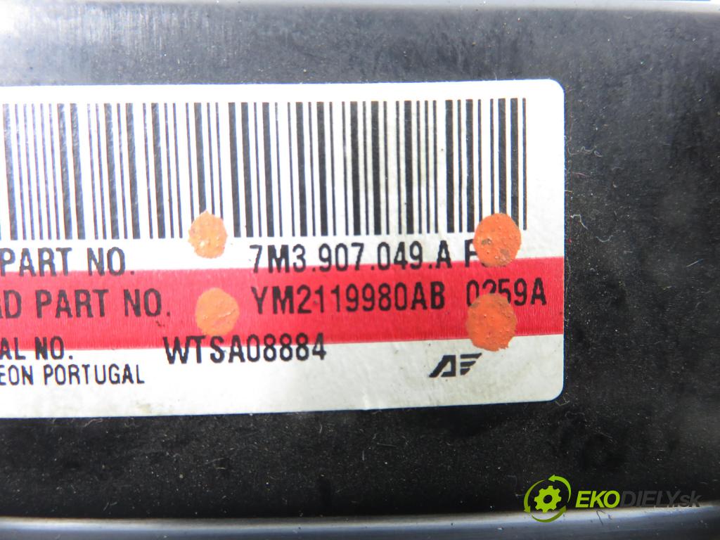 VW SHARAN (7M8, 7M9, 7M6) HB 2002 85,00 1.9 TDI PD 115 - AUY 1896,00 Panel kúrenia KLIMATIZACE: 7M3907049A ; YM2119980AB