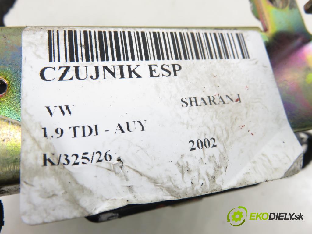 VW SHARAN (7M8, 7M9, 7M6) HB 2002 85,00 1.9 TDI PD 115 - AUY 1896,00 Snímač ESP 1J0907657A ; 1J0907651A