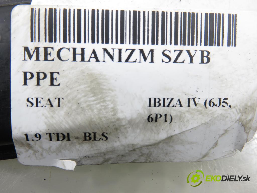 SEAT IBIZA IV (6J5, 6P1) HB 2010 77,00 1.9 TDI - BLS 1896,00 Mechanizmus okien 6R0959802B ; 6J4837402