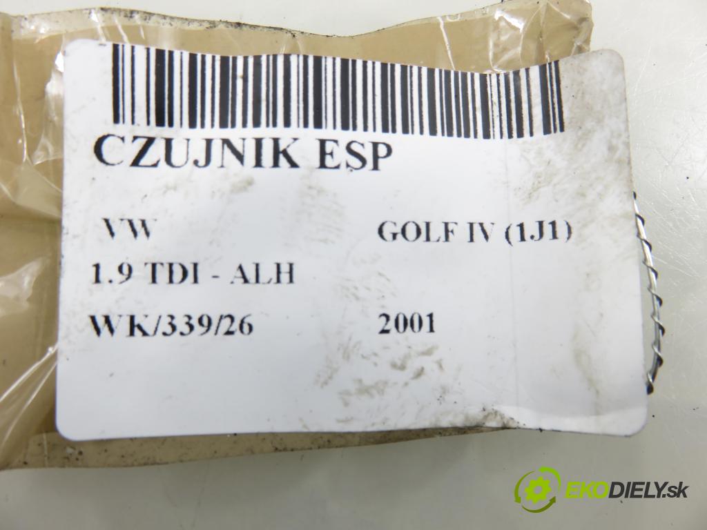 VW GOLF IV (1J1) HB 2001 66,00 1.9 TDI 90 - ALH 1896,00 Snímač ESP 1J0907655
