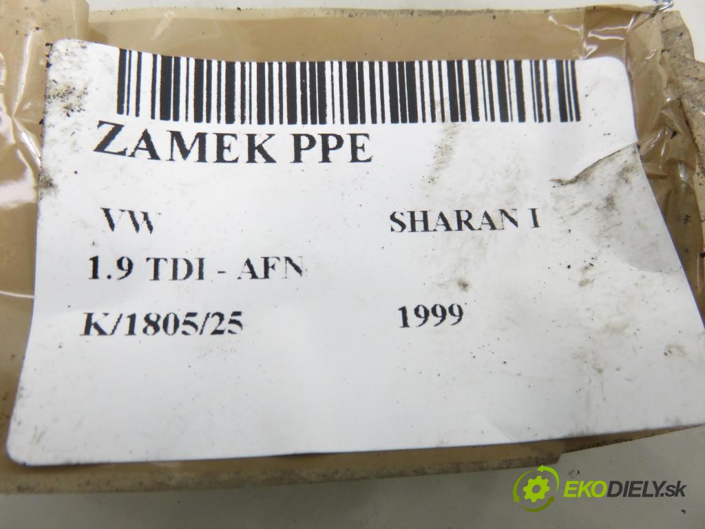 VW SHARAN (7M8, 7M9, 7M6) HB 1999 81,00 1.9 TDI 110 - AFN 1896,00 zámok PPE 93BG220A20DD
