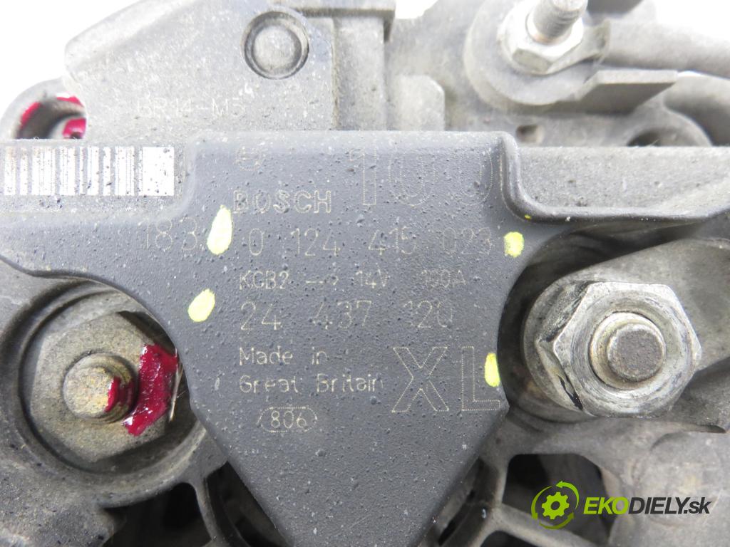 OPEL CORSA C (X01) HB 2001 55,00 1.2 16V 75 - Z 12 XE 1199,00 Alternátor 24437120 ; 24437120XL ; 0124415023 (Alternátor)