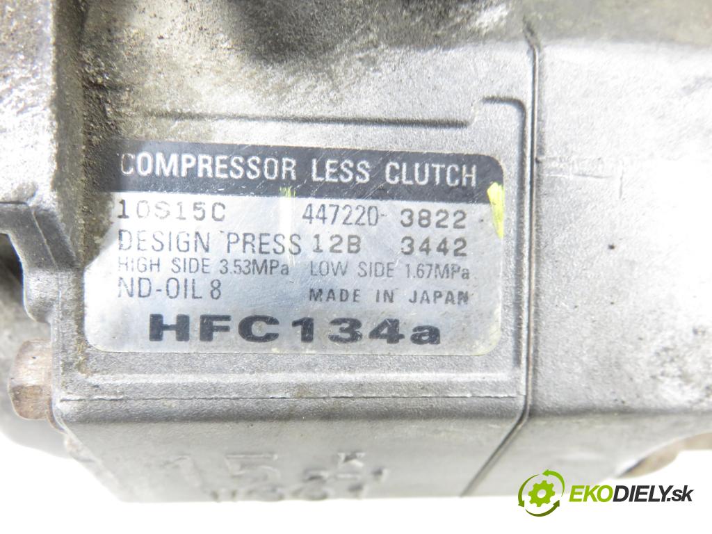 CHRYSLER PT CRUISER (PT_) MINIVAN 2001 104,00 2 - ECC 1996,00 KOMPRESOR: klimatizácie 4472203822 (Kompresor klimatizácie)