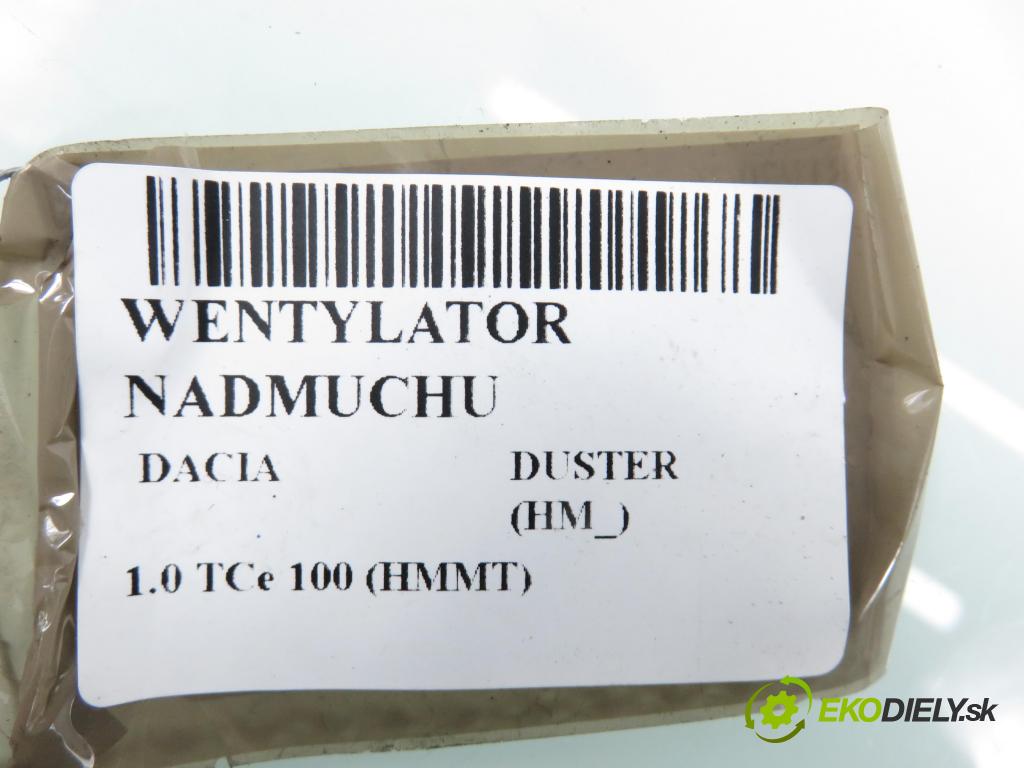 DACIA DUSTER (HM_) SUV 2021 74,00 1.0 TCe 100 (HMMT) 999,00 Ventilátor vetráku T59159B