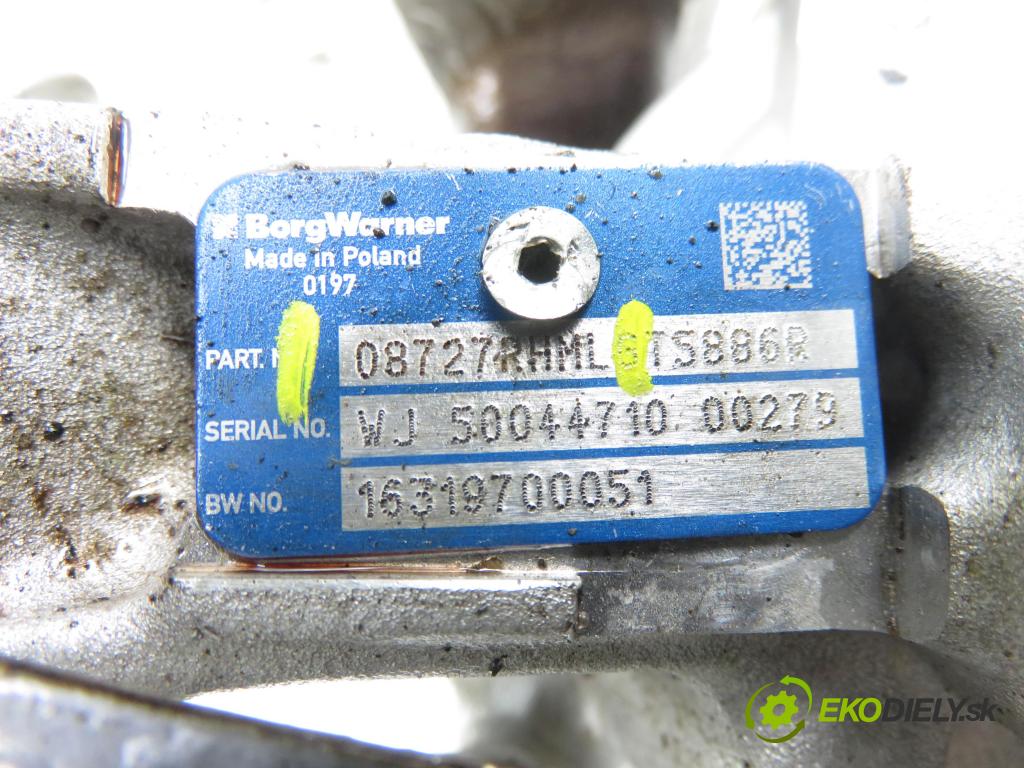 DACIA DUSTER (HM_) SUV 2021 74,00 1.0 TCe 100 (HMMT) 999,00 RYCHLONABÍJEČKA: 08727RHML (Kompletní turbodmychadlo)