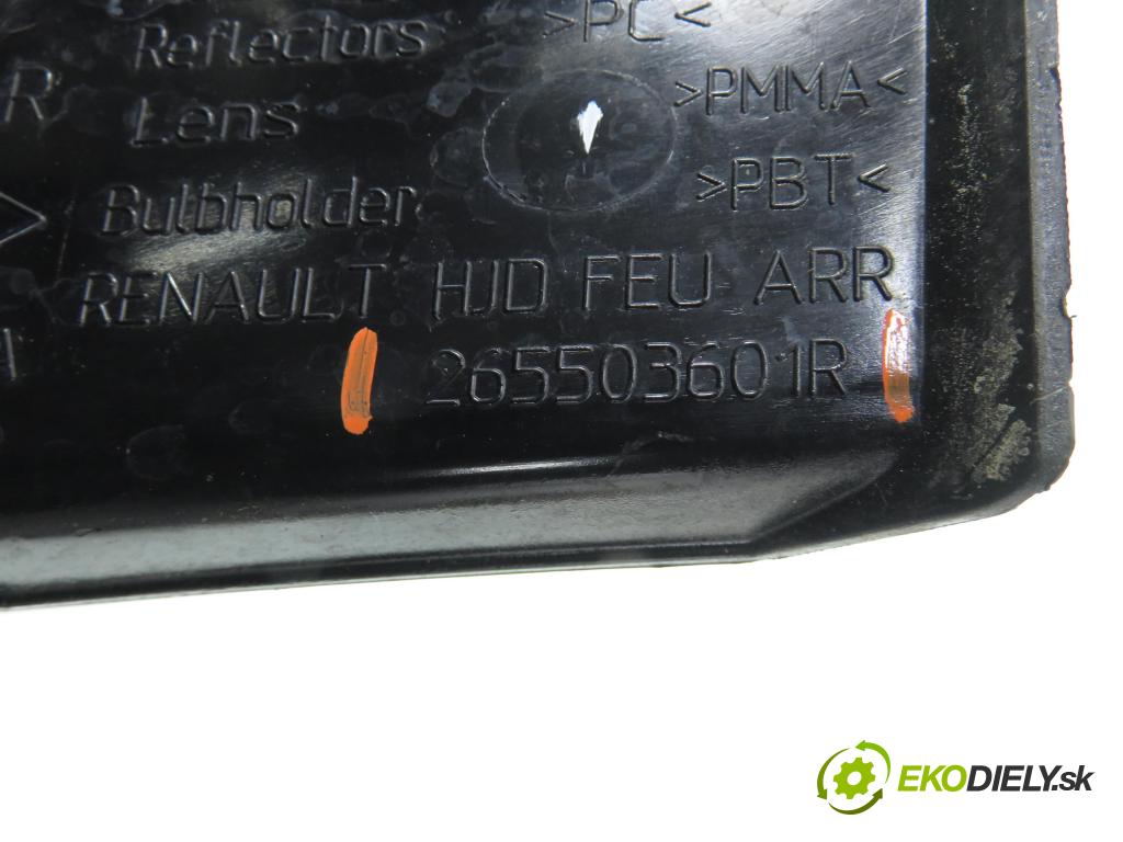 DACIA DUSTER (HM_) SUV 2021 74,00 1.0 TCe 100 (HMMT) 999,00 Svetlo pravé zadné 265503601R