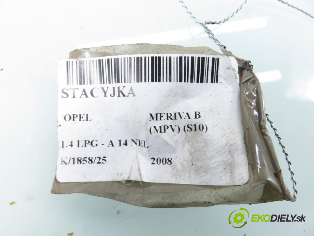 OPEL MERIVA B nadwozie wielkoprzestrzenne (MPV) (S10) MINIVAN 2008 88,00 1.4 LPG - A 14 NEL 1364,00 spinačka 13385509 ; 20939745 ; 4121694 (Spínacia skrinka)