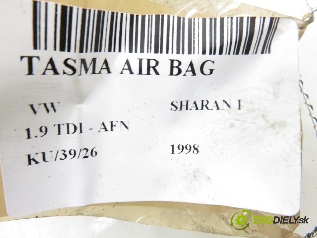 VW SHARAN (7M8, 7M9, 7M6) MINIVAN 1998 81,00 1.9 TDI 110 - AFN 1896,00 PÁSKA: air BAG 7M0939653 ; 95VW14A664AA