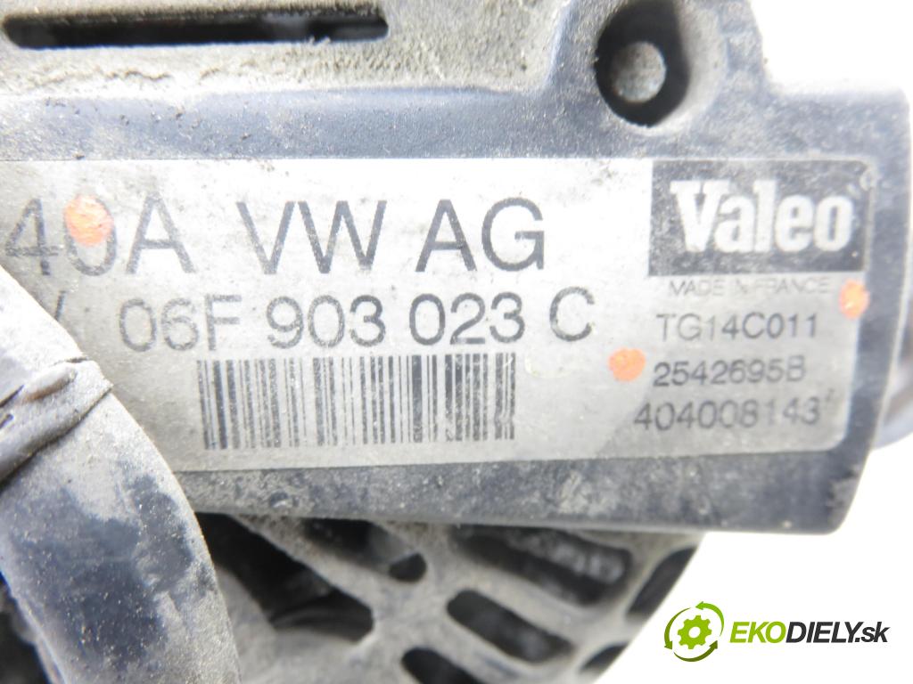 VW TOURAN (1T1, 1T2) MINIVAN 2004 74,00 1.9 TDI PD 100 - AVQ 1896,00 Alternátor 06F903023C ; TG14C011 (Alternátor)