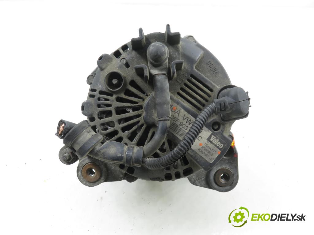 VW TOURAN (1T1, 1T2) MINIVAN 2004 74,00 1.9 TDI PD 100 - AVQ 1896,00 Alternátor 06F903023C ; TG14C011 (Alternátor)