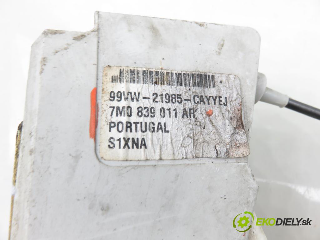 VW SHARAN (7M8, 7M9, 7M6) MINIVAN 1998 81,00 1.9 TDI 110 - AFN 1896,00 zámok 7M0839011AR