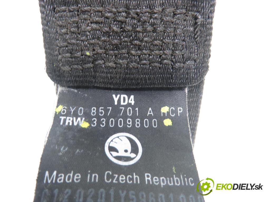 SKODA FABIA I (6Y2) HB 2001 44,00 1.4 MPi 60 - AZE 1397,00 Držiak bezpečnostný LP 6Y0857701A ; 33009800