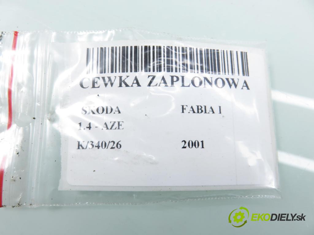 SKODA FABIA I (6Y2) HB 2001 44,00 1.4 MPi 60 - AZE 1397,00 Cievka zapaľovacia 047905104B