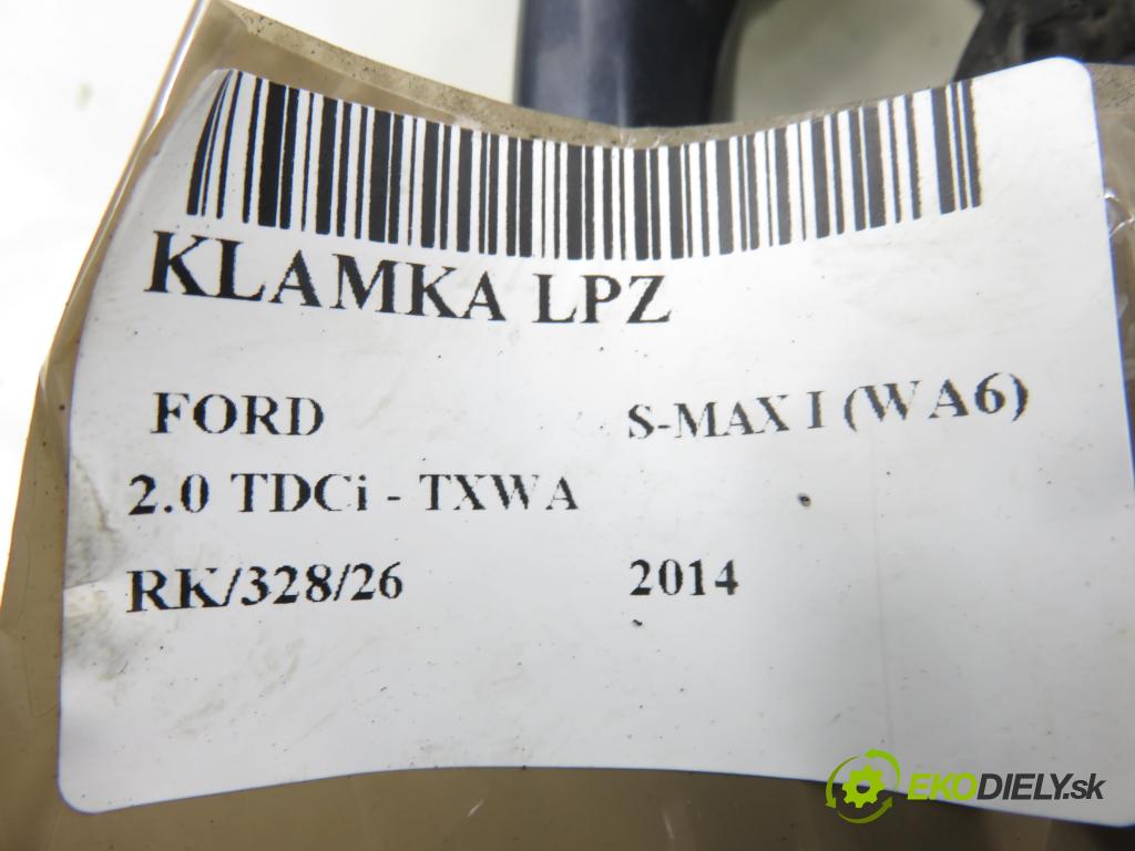 FORD S-MAX (WA6) MINIVAN 2014 120,00 2.0 TDCi - TXWA 1997,00 Kľučka LPZ