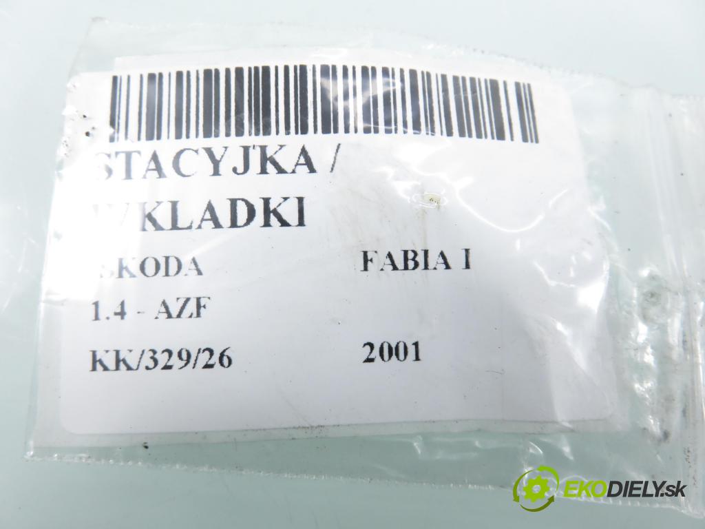 SKODA FABIA I (6Y2) HB 2001 44,00 1.4 - AZF 1397,00 spinačka / zámky 4B0905851B