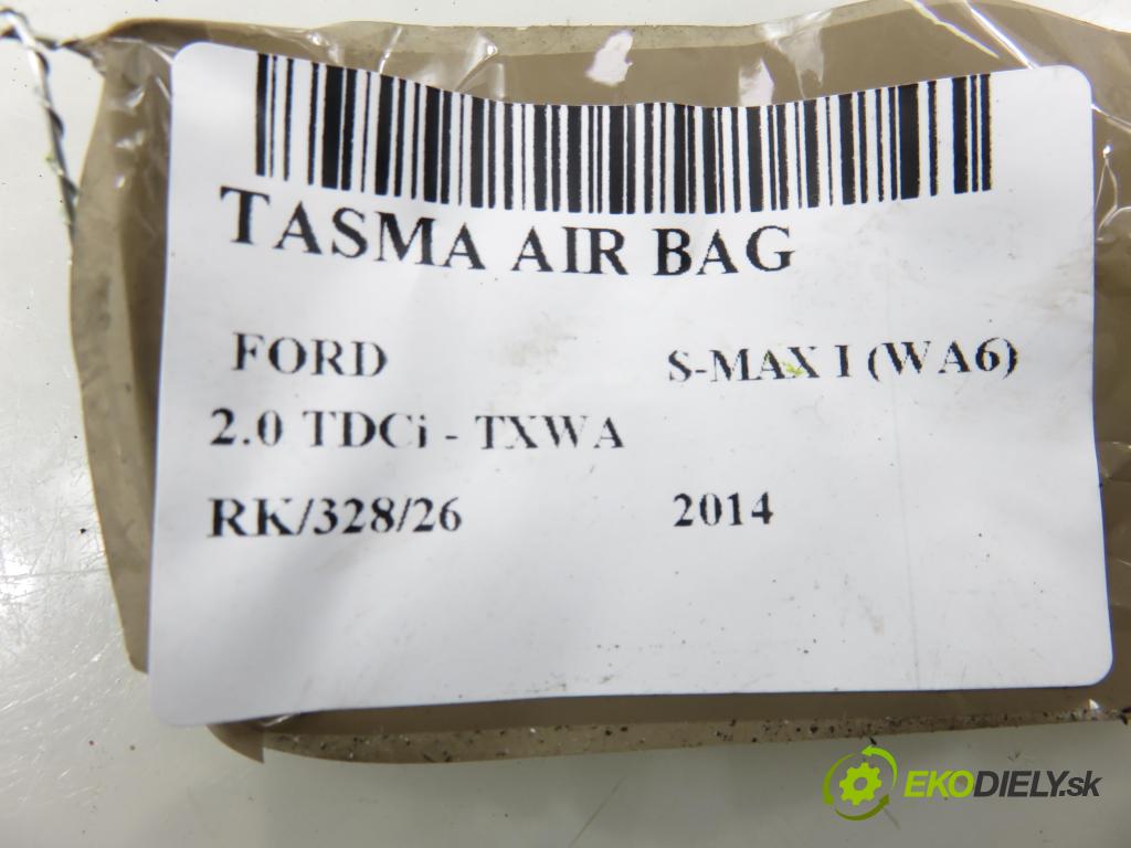 FORD S-MAX (WA6) MINIVAN 2014 120,00 2.0 TDCi - TXWA 1997,00 PÁSKA: air BAG 30076D ; 761002C
