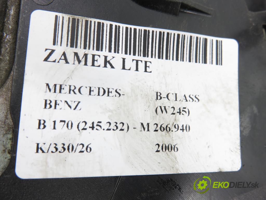 MERCEDES-BENZ KLASA B Sports Tourer (W245) MINIVAN 2006 85,00 B 170 (245.232) - M 266.940 1699,00 zámok 1697302135