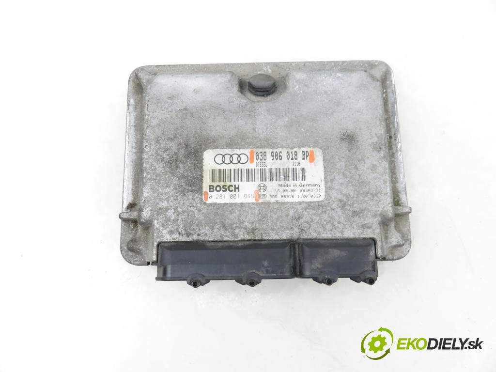 AUDI A3 (8L1) HB 1998 81,00 1.9 TDI 110 - AHF 1896,00 Riadiaca jednotka Motor 038906018BP ; 0281001848