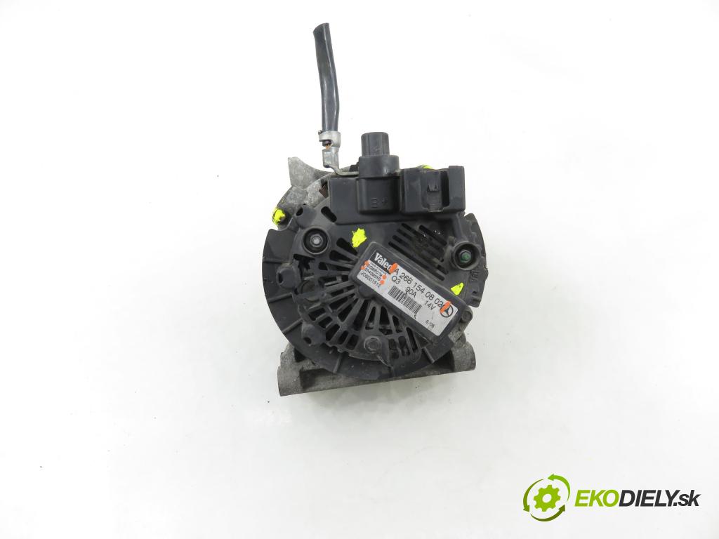 MERCEDES-BENZ KLASA B Sports Tourer (W245) MINIVAN 2006 85,00 B 170 (245.232) - M 266.940 1699,00 Alternátor A2661540802 ; SG9B079 ; 2542955B (Alternátor)