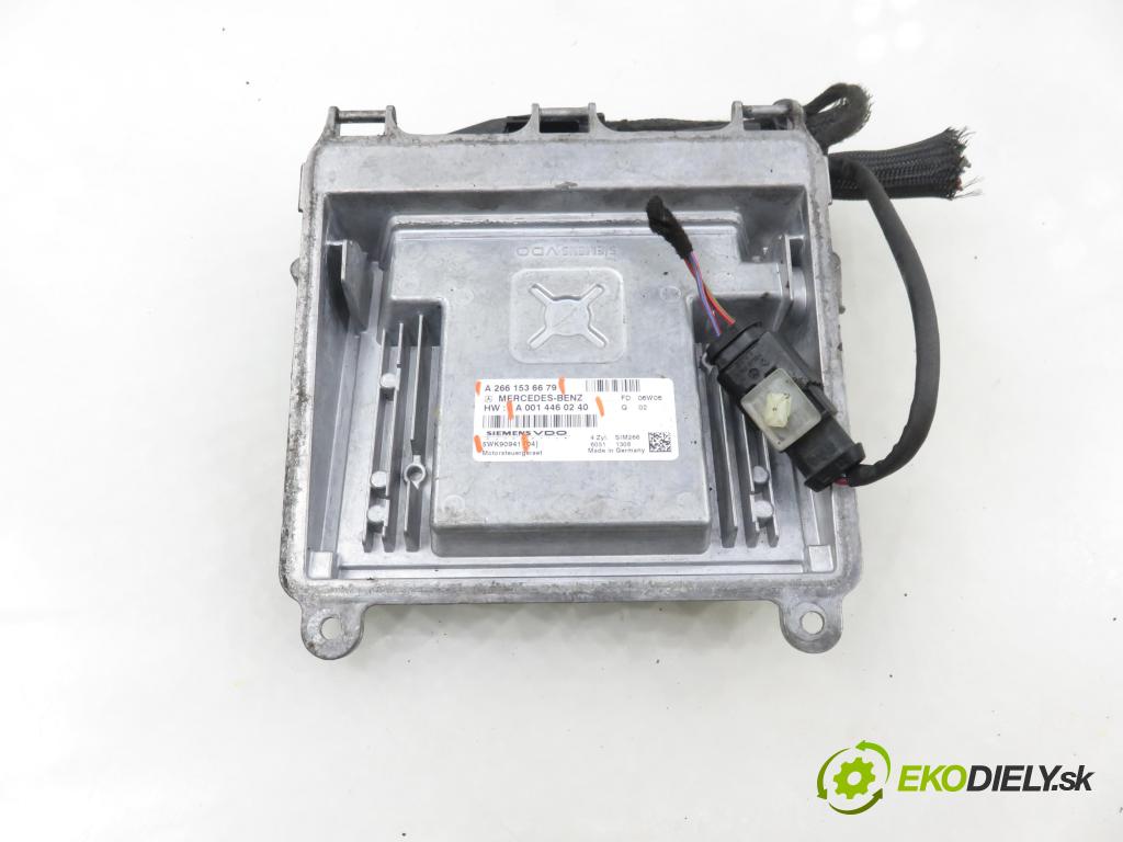 MERCEDES-BENZ KLASA B Sports Tourer (W245) MINIVAN 2006 85,00 B 170 (245.232) - M 266.940 1699,00 řídící jednotka motora A0014460240 ; A2661536679 ; 5WK90941