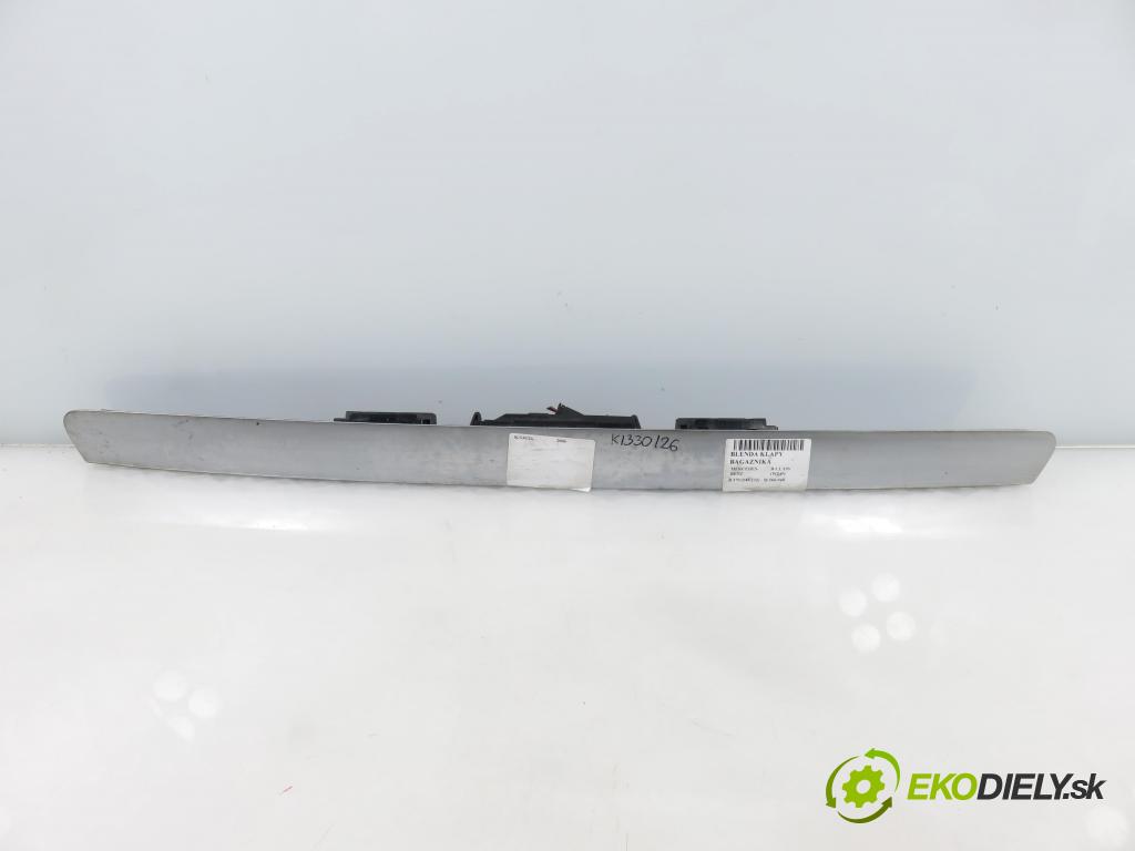 MERCEDES-BENZ KLASA B Sports Tourer (W245) MINIVAN 2006 85,00 B 170 (245.232) - M 266.940 1699,00 Zadné čelo dverí kufor 