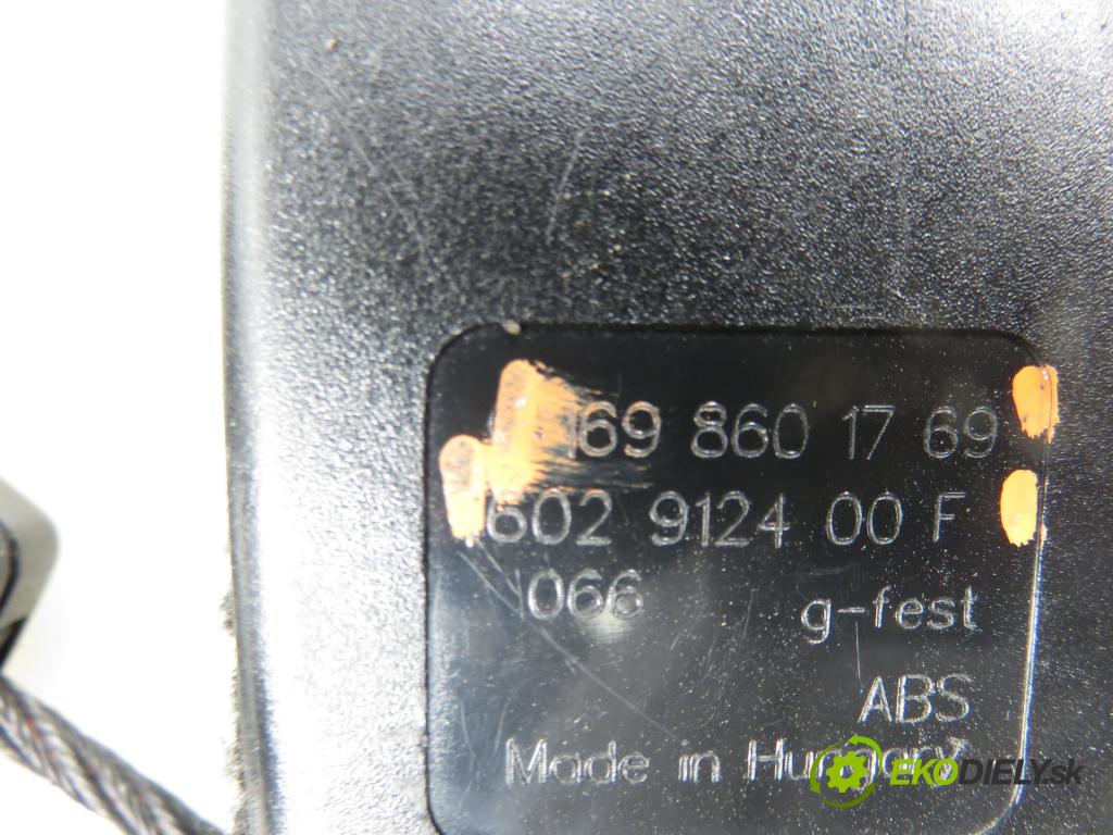 MERCEDES-BENZ KLASA B Sports Tourer (W245) MINIVAN 2006 85,00 B 170 (245.232) - M 266.940 1699,00 zapínače pásov predný 1698601769 ; 602912400F