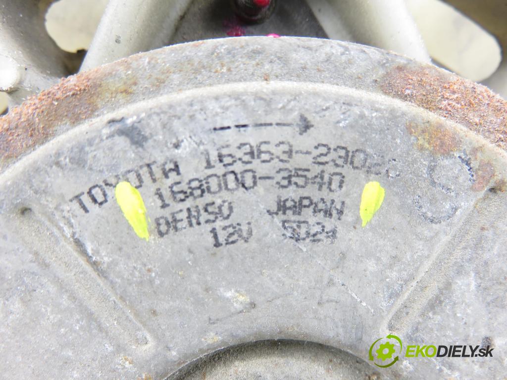 TOYOTA YARIS (_P1_) HB 2003 0,00 1.5 (NCP13_) - 1NZ-FE 1497,00 Ventilátor chladič klíma/voda 1680003540