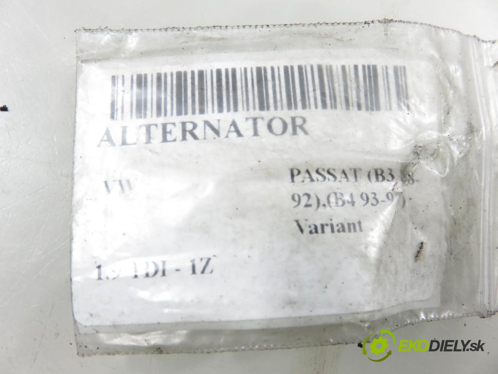 VW PASSAT B3/B4 Variant (3A5, 35I) KOMBI 1994 66,00 1.9 TDI - 1Z 1896,00 Alternátor 028903025S ; 0123505011 (Alternátor)