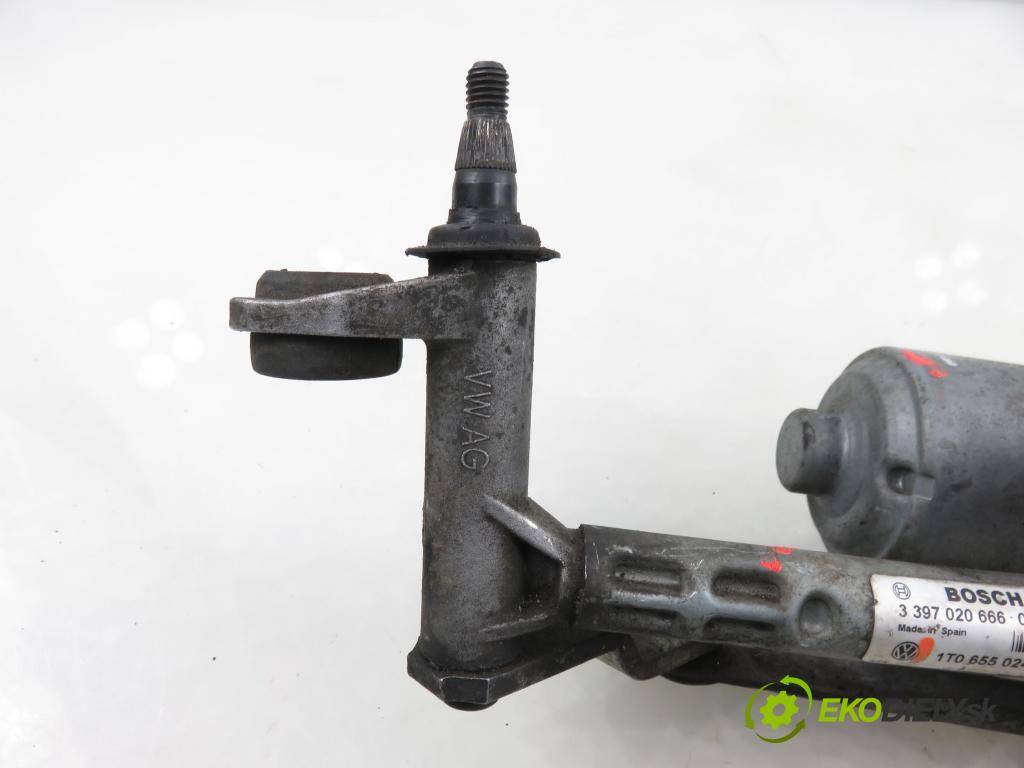 VW TOURAN (1T1, 1T2) MINIVAN 2004 74,00 1.9 TDI PD 100 - AVQ 1896,00 MECHANISMUS/ motorek stěračů 1T0655024E ; 0390241786