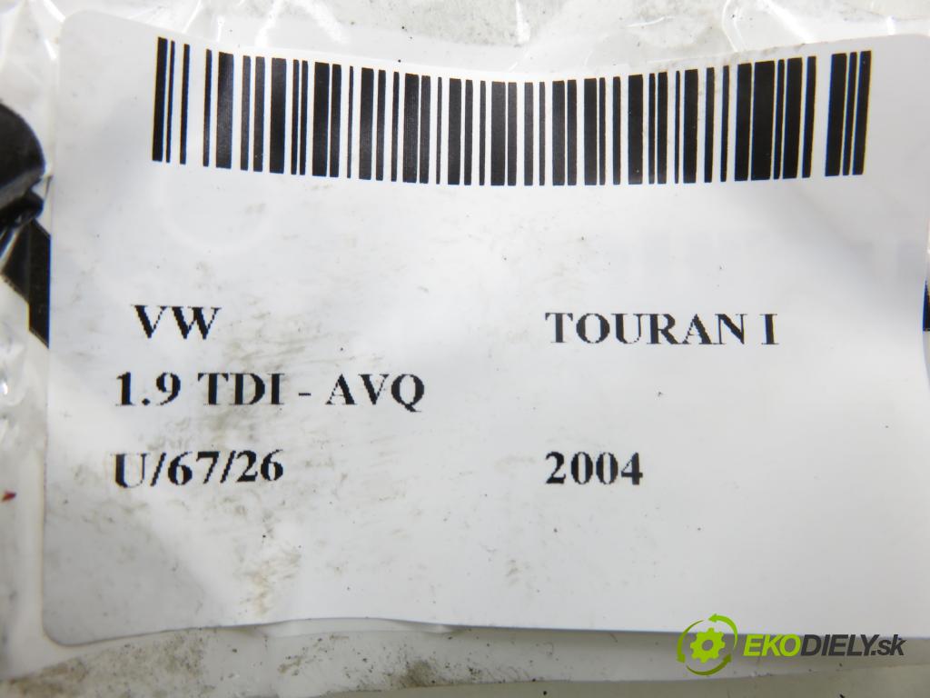 VW TOURAN (1T1, 1T2) MINIVAN 2004 74,00 1.9 TDI PD 100 - AVQ 1896,00 MECHANISMUS/ motorek stěračů 1T0655024E ; 0390241786