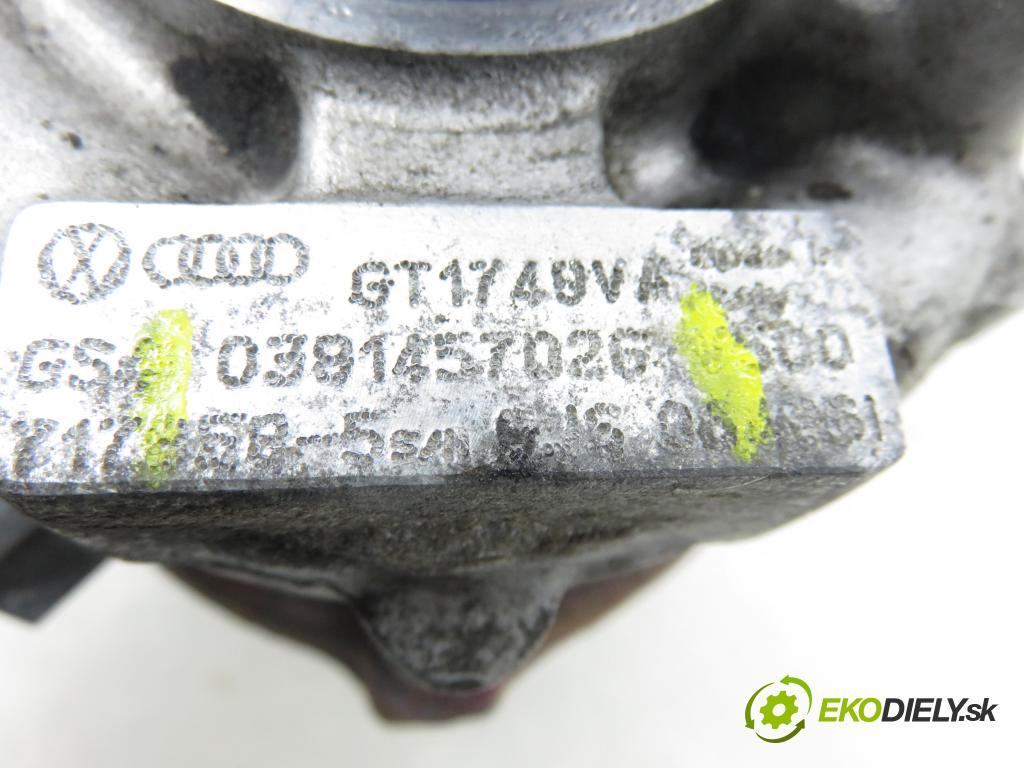 AUDI A4 Avant (8E5, B6) KOMBI 2003 96,00 1.9 TDI PD 130 - AVF 1896,00 Turbodúchadlo 038145702G (Turbodúchadlo (kompletné))