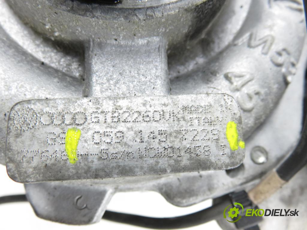 AUDI Q5 (8R) SUV 2010 176,00 3.0 TDI quattro - CCWA 2967,00 RYCHLONABÍJEČKA: 059145722S ; 6NW009550 ; 767649 (Kompletní turbodmychadlo)