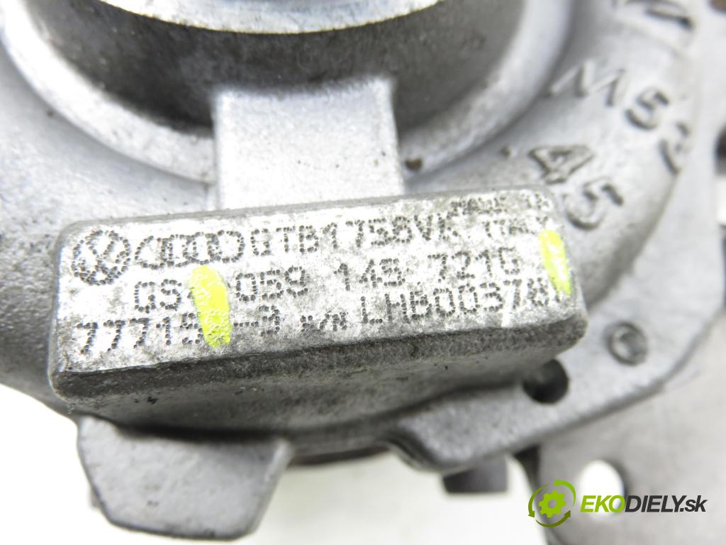 AUDI A5 (8T3) COUPE 2009 140,00 2.7 TDI - CGKA 2698,00 RYCHLONABÍJEČKA: 059145721G (Kompletní turbodmychadlo)