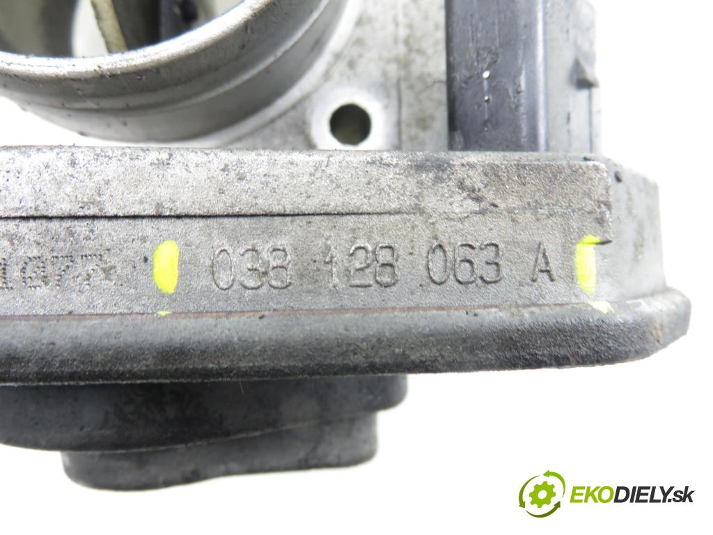 VW GOLF IV (1J1) HB 1999 50,00 1.9 SDI - AGP 1896,00 škrtíci klapka 038128063A (Škrticí klapka)