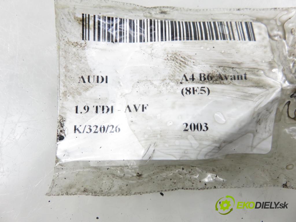 AUDI A4 Avant (8E5, B6) KOMBI 2003 96,00 1.9 TDI PD 130 - AVF 1896,00 Vstrekovač 038130073BA ; 0414720216 (Vstrekovač paliva)