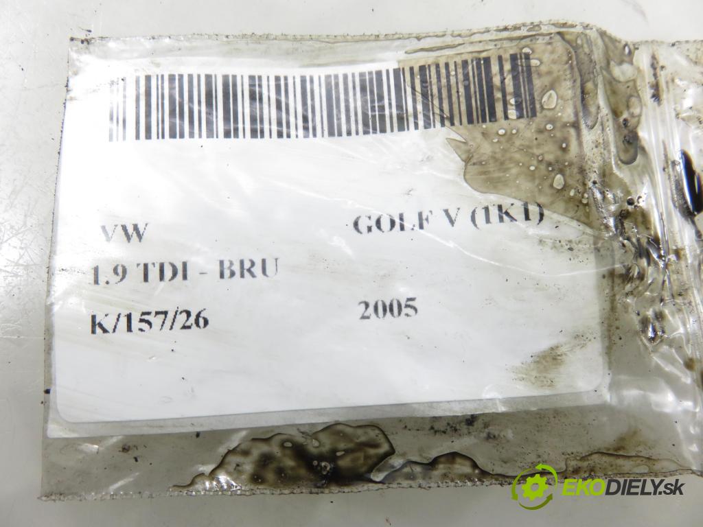 VW GOLF V (1K1) HB 2005 66,00 1.9 TDI PD 90 - BRU 1896,00 Vstrekovač 038130073AG ; 0414720215 (Vstrekovač paliva)