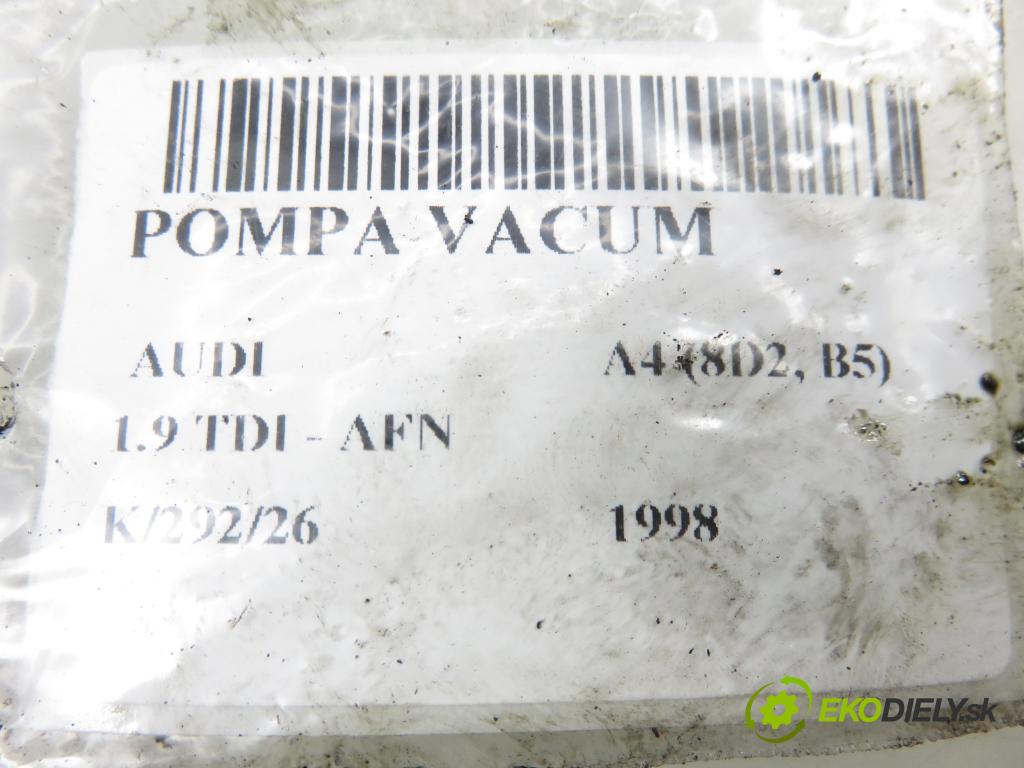 AUDI A4 (8D2, B5) KOMBI 1998 81,00 1.9 TDI 110 - AFN 1896,00 Pumpa vákuová 028207A