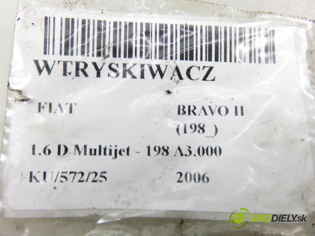 FIAT BRAVO II (198_) HB 2006 77,00 1.6 D Multijet - 198 A3.000 1598,00 vstrekovač 0445110300 (Vstrekovač paliva)